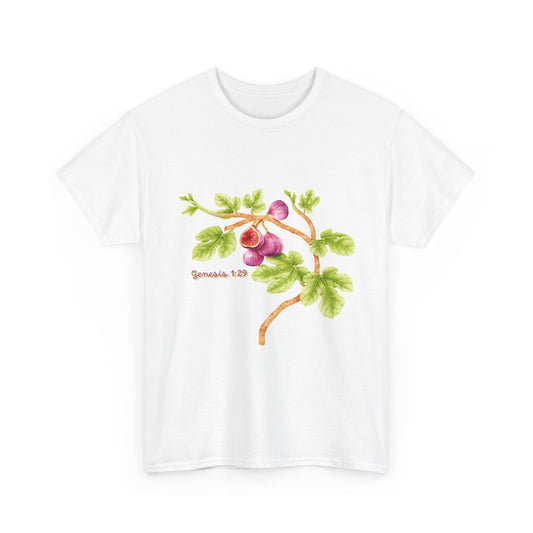 Floral Fig Branch Tee — Botanical Watercolor T‑Shirt Genesis !:29
