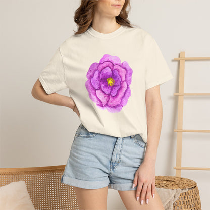 Floral Watercolor Chest Rose T-Shirt