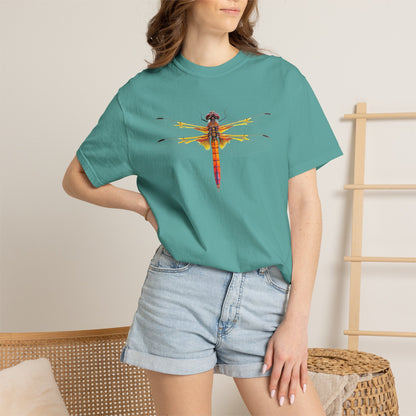 Dragonfly Art T-Shirt — Vibrant Watercolor Dragonfly Graphic Tee