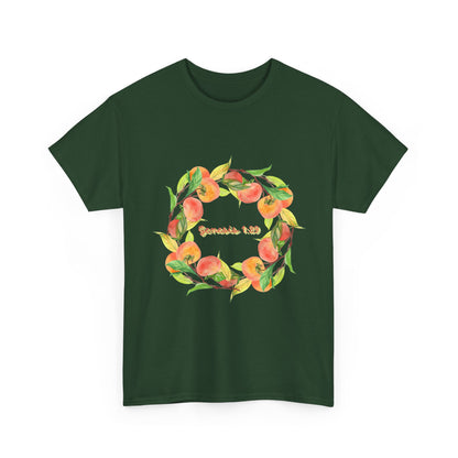 Peaches Wreath T‑Shirt — Jeremiah 29:11 Inspirational Christian Tee