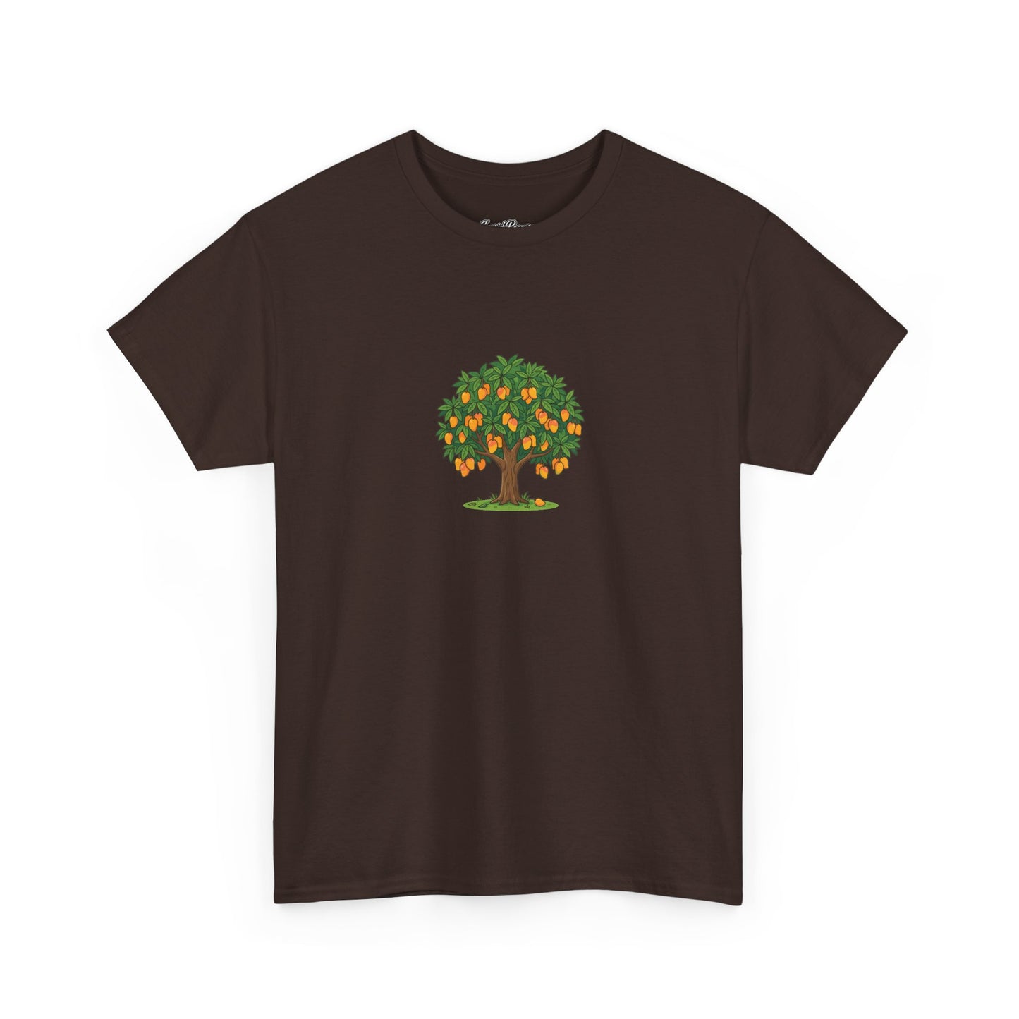 Mangoes Tree Graphic Tee — Minimal Fruit Tree T-Shirt