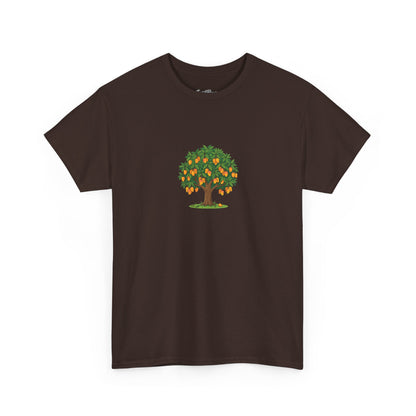 Mangoes Tree Graphic Tee — Minimal Fruit Tree T-Shirt