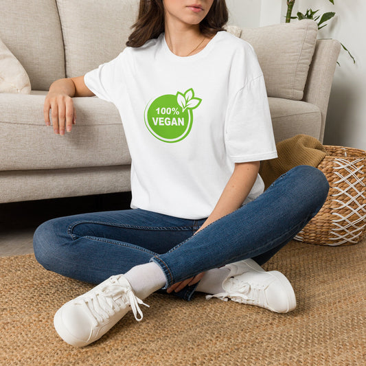 100% Vegan T-Shirt — Eco-Friendly Plant-Based Graphic Tee