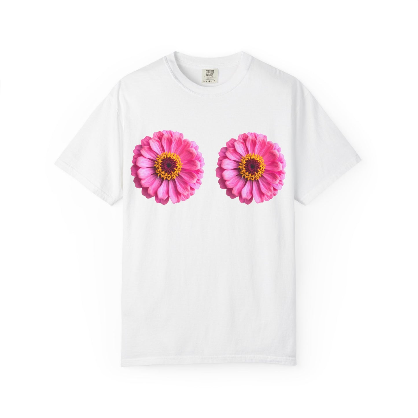 Pink Daisy Double Floral Tee