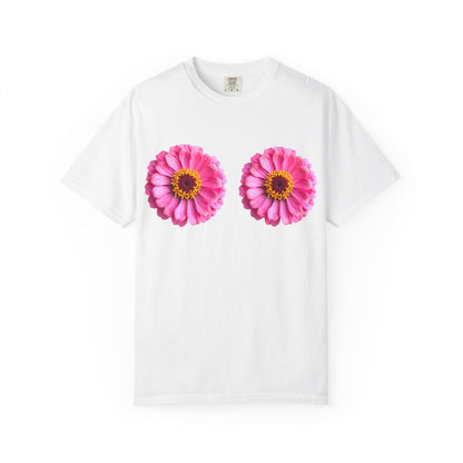 Pink Daisy Double Floral Tee