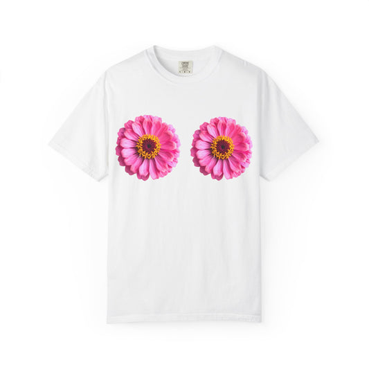 Pink Daisy Double Floral Tee