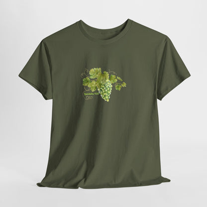 Grapevine Watercolor Tee — Green T-Shirt