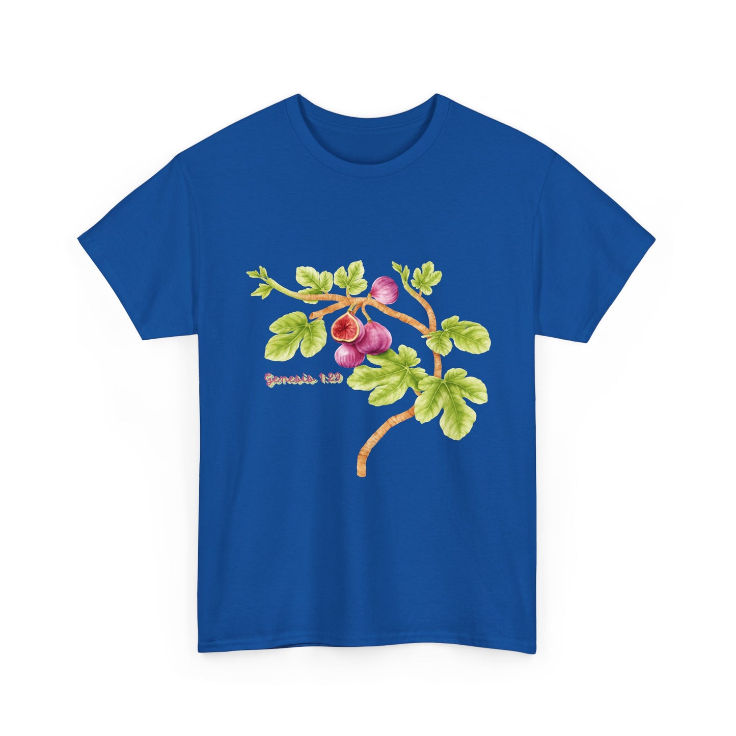 Floral Fig Branch Tee — Botanical Watercolor T‑Shirt Genesis !:29