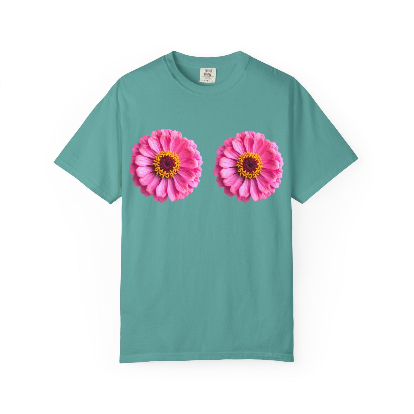 Pink Daisy Double Floral Tee