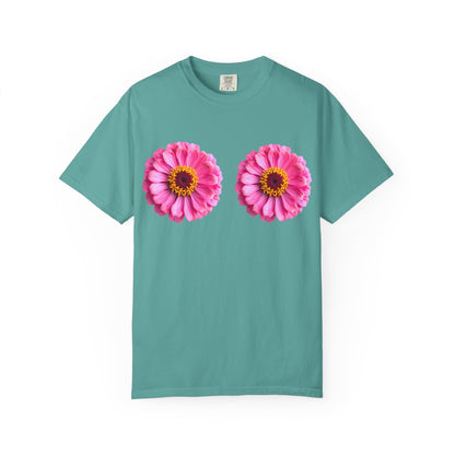 Pink Daisy Double Floral Tee