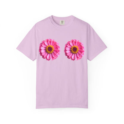 Pink Daisy Double Floral Tee