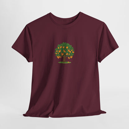 Mangoes Tree Graphic Tee — Minimal Fruit Tree T-Shirt