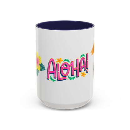 Aloha Tropical Coffee Mug — Accent 11/15oz