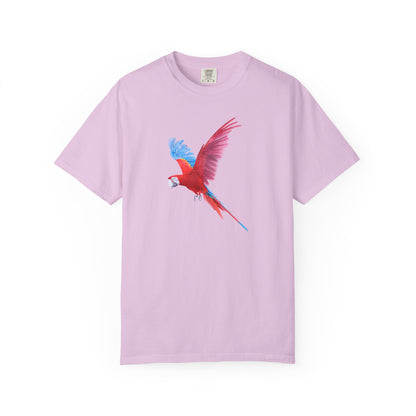 Parrot Flight T-Shirt — Colorful Macaw Graphic Tee