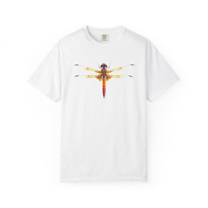 Dragonfly Art T-Shirt — Vibrant Watercolor Dragonfly Graphic Tee