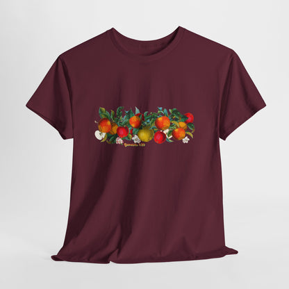 T-Shirt — Genesis 1:29 Watercolor Orange Grove Graphic Tee