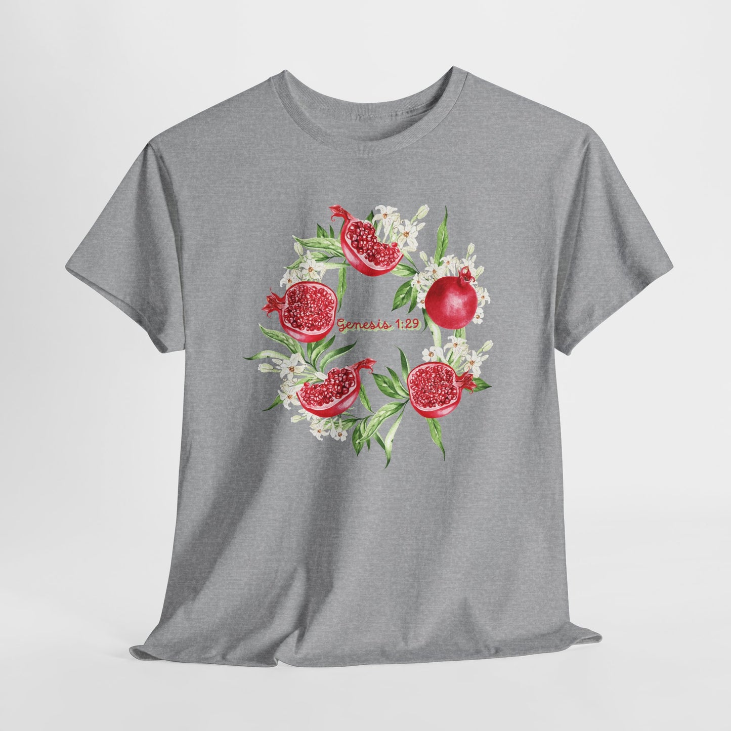 Pomegranate Watercolor Tee — Jeremiah 29:11 Inspirational Bible Verse Shirt