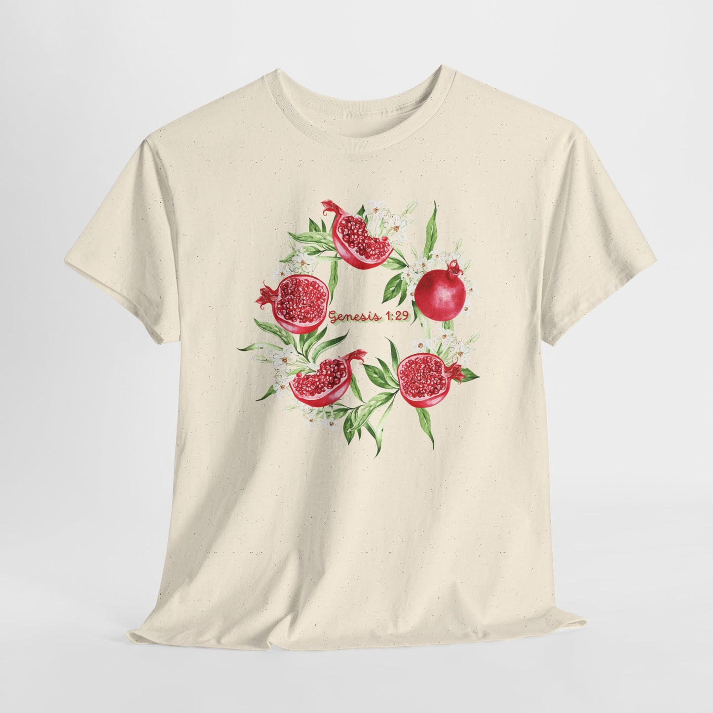Pomegranate Watercolor Tee — Jeremiah 29:11 Inspirational Bible Verse Shirt