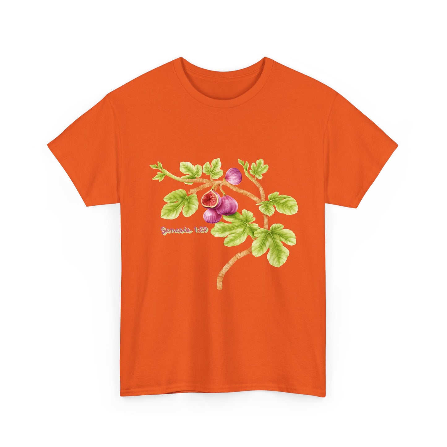 Floral Fig Branch Tee — Botanical Watercolor T‑Shirt Genesis !:29