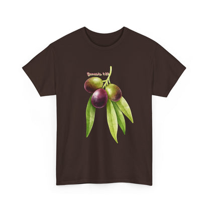 Olive Branch Watercolor T-Shirt — Genesis 1:29 Faith Tee