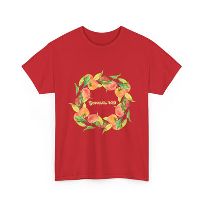Peaches Wreath T‑Shirt — Jeremiah 29:11 Inspirational Christian Tee