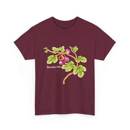 Floral Fig Branch Tee — Botanical Watercolor T‑Shirt Genesis !:29