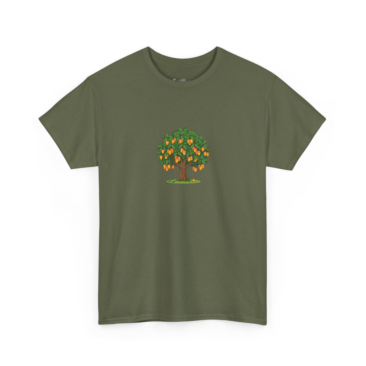 Mangoes Tree Graphic Tee — Minimal Fruit Tree T-Shirt