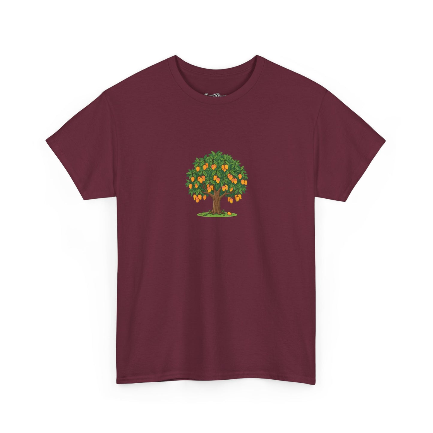 Mangoes Tree Graphic Tee — Minimal Fruit Tree T-Shirt