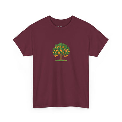 Mangoes Tree Graphic Tee — Minimal Fruit Tree T-Shirt