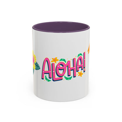 Aloha Tropical Coffee Mug — Accent 11/15oz