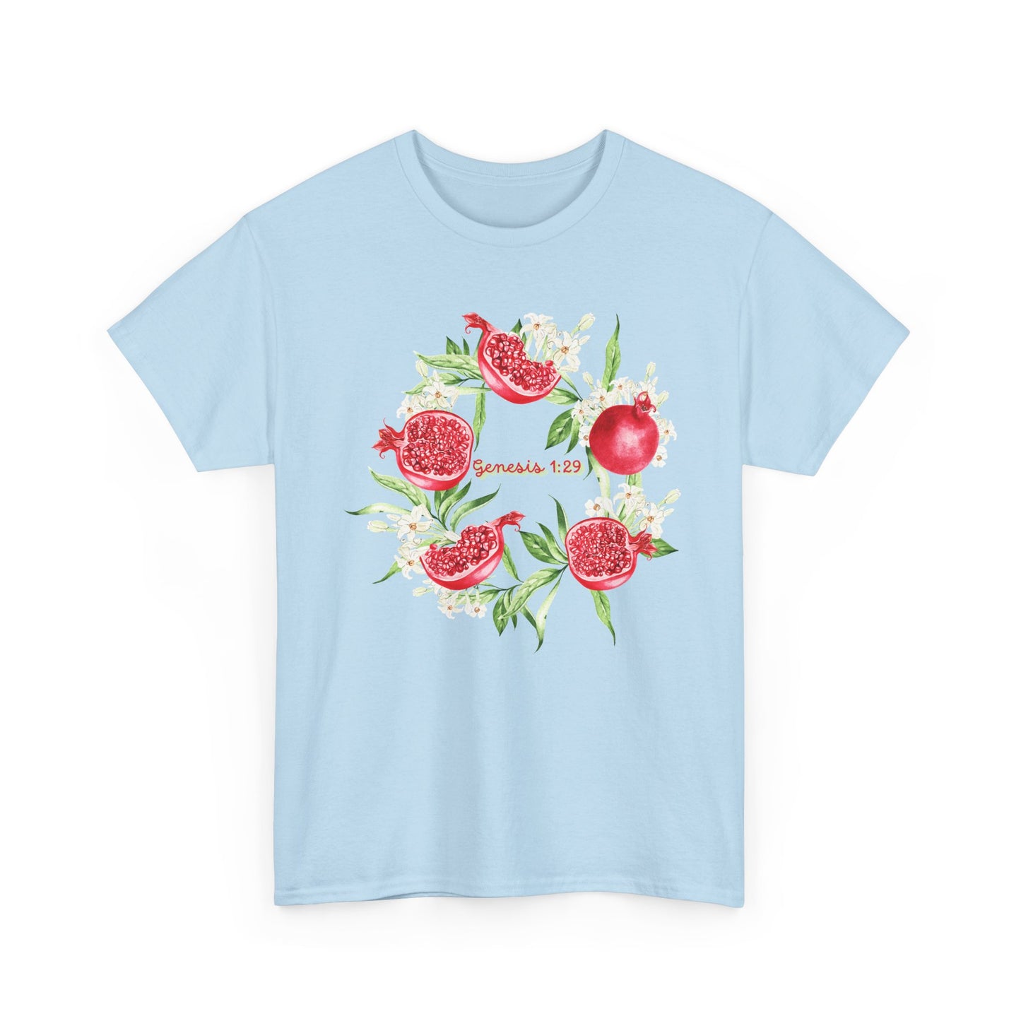 Pomegranate Watercolor Tee — Jeremiah 29:11 Inspirational Bible Verse Shirt