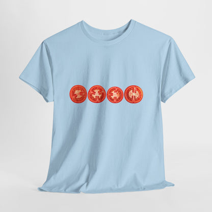 Tropical Sunset Coin Graphic Tee