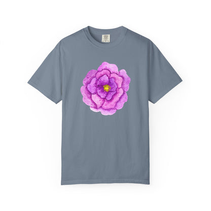 Floral Watercolor Chest Rose T-Shirt