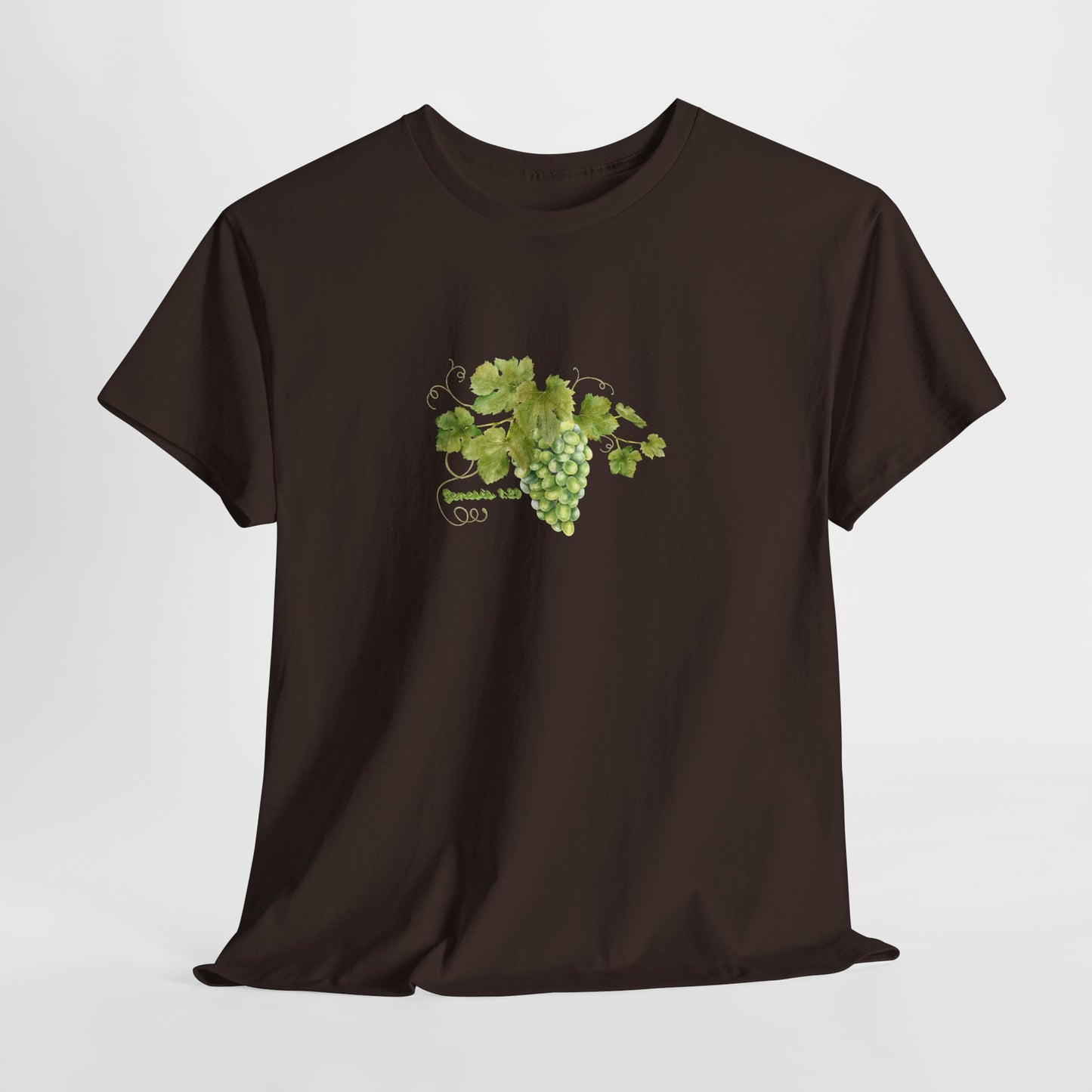 Grapevine Watercolor Tee — Green T-Shirt