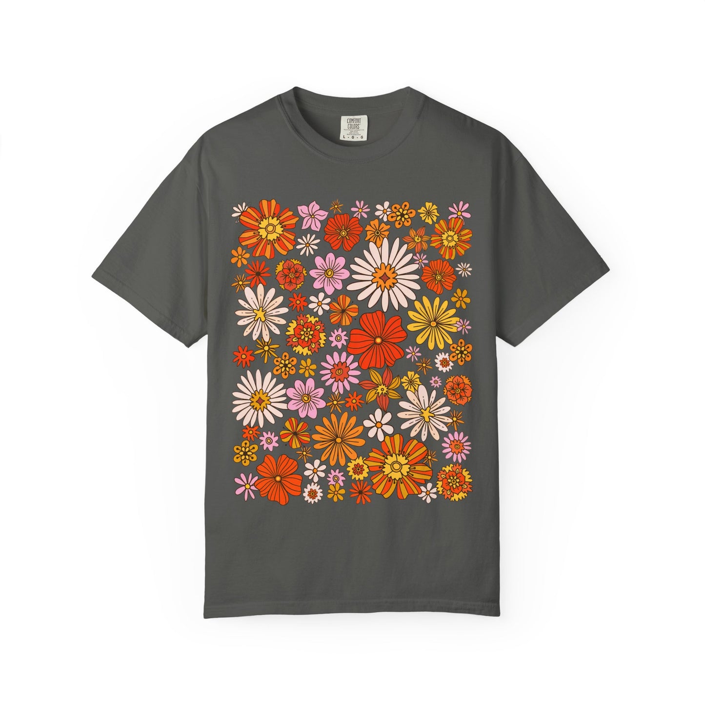 Floral Bouquet Tee — Retro Wildflower Print T-Shirt