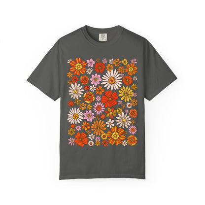 Floral Bouquet Tee — Retro Wildflower Print T-Shirt