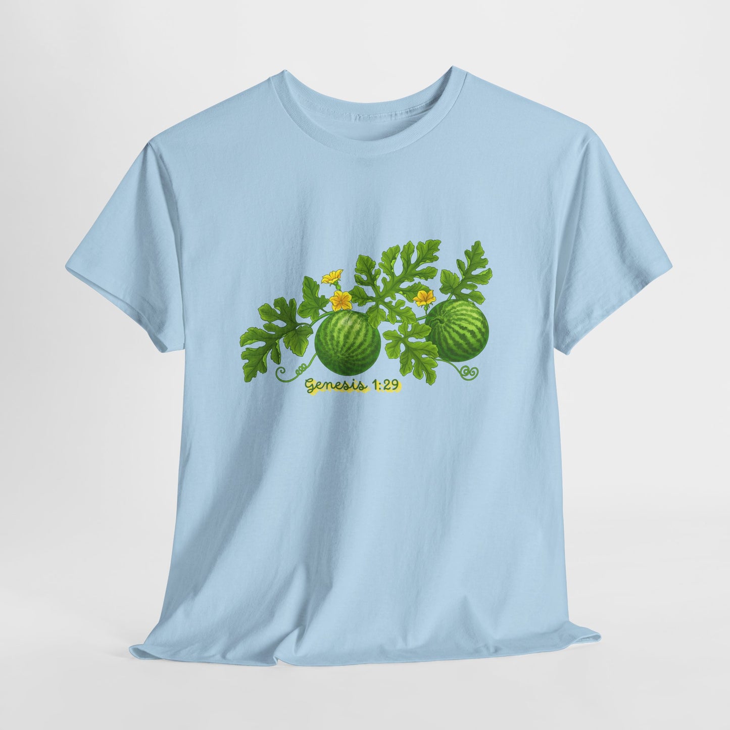 Watermelon T-Shirt — Genesis 1:29 Garden Illustration Tee