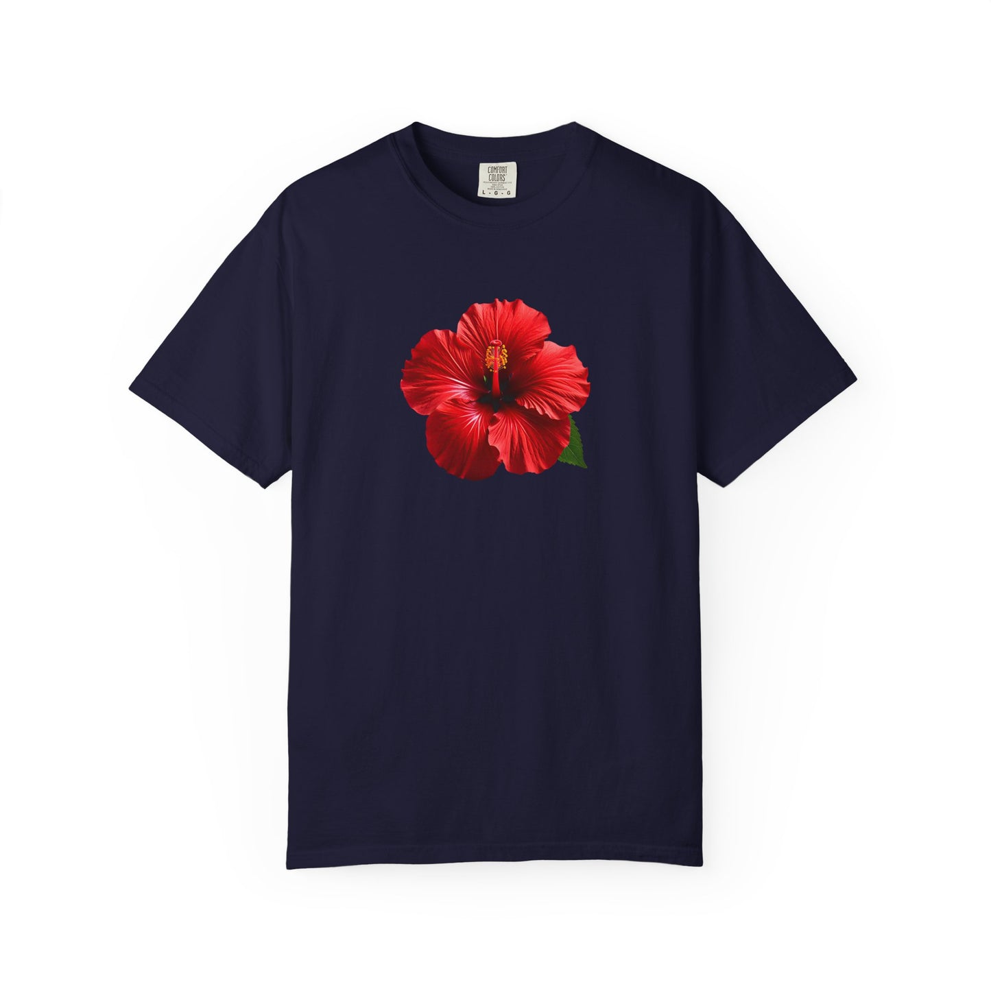 Hibiscus Bloom T-Shirt — Red Floral Graphic Tee