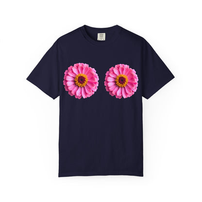 Pink Daisy Double Floral Tee