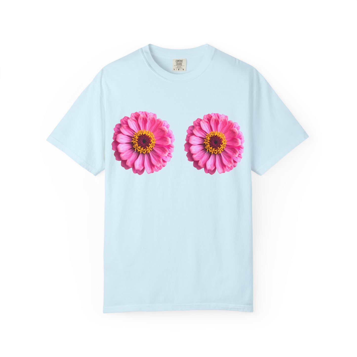 Pink Daisy Double Floral Tee