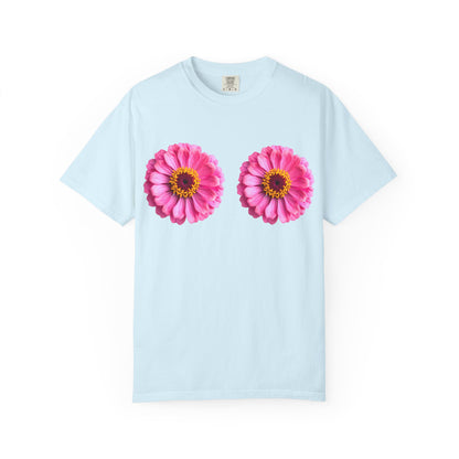 Pink Daisy Double Floral Tee