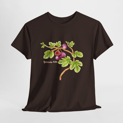 Floral Fig Branch Tee — Botanical Watercolor T‑Shirt Genesis !:29