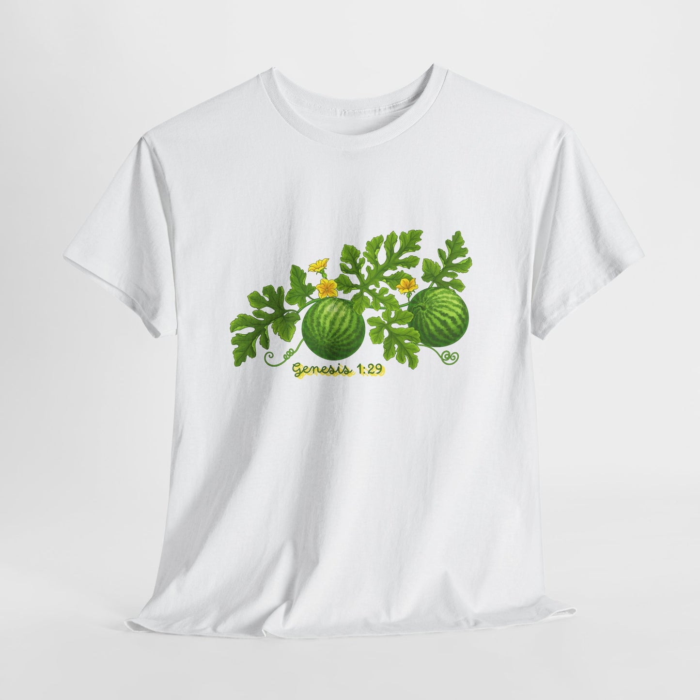 Watermelon T-Shirt — Genesis 1:29 Garden Illustration Tee