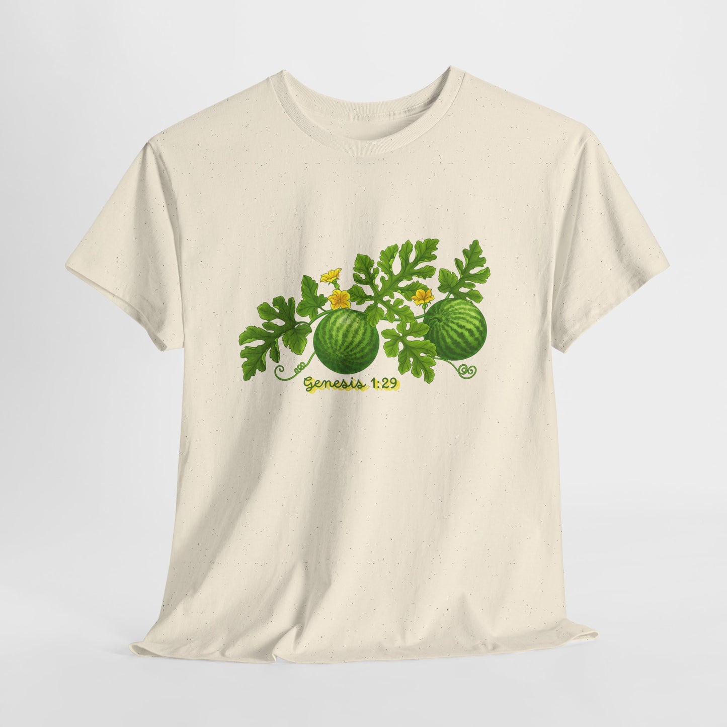 Watermelon T-Shirt — Genesis 1:29 Garden Illustration Tee