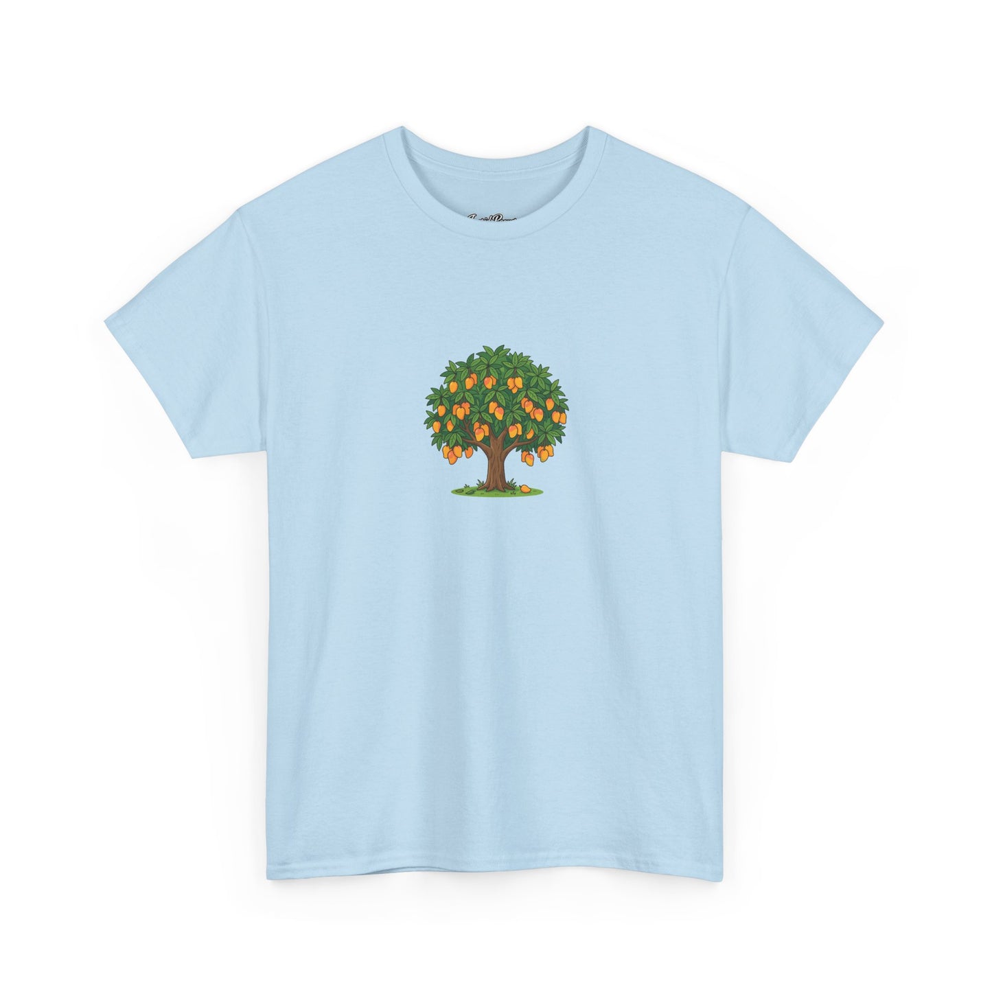 Mangoes Tree Graphic Tee — Minimal Fruit Tree T-Shirt