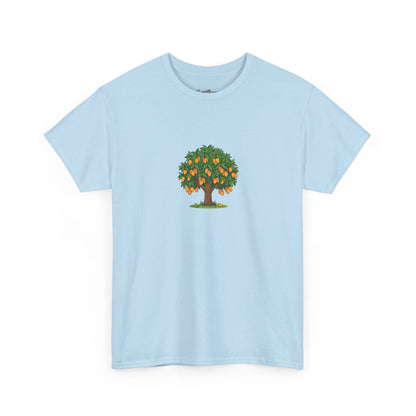 Mangoes Tree Graphic Tee — Minimal Fruit Tree T-Shirt
