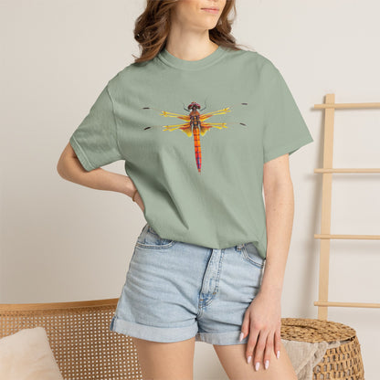 Dragonfly Art T-Shirt — Vibrant Watercolor Dragonfly Graphic Tee