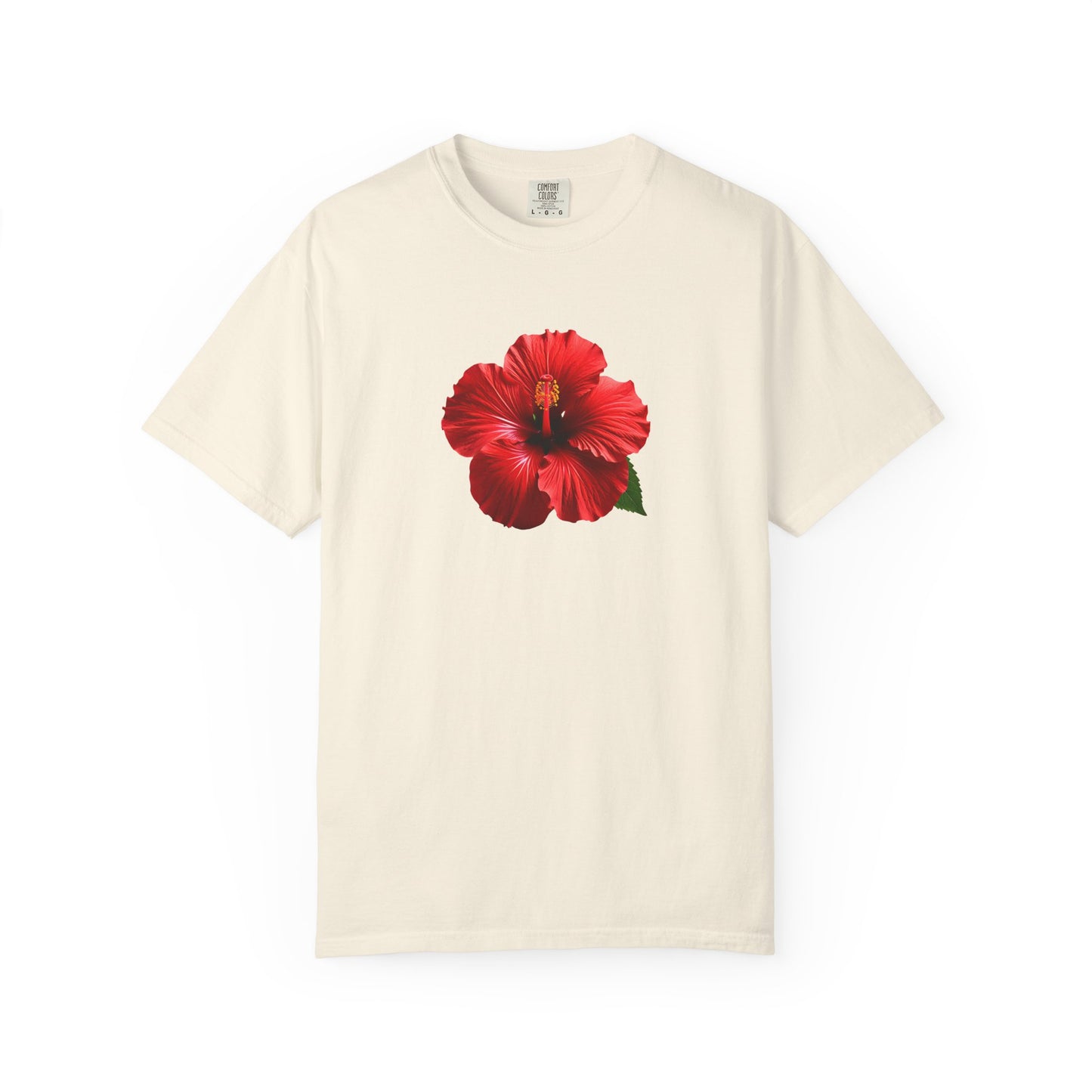 Hibiscus Bloom T-Shirt — Red Floral Graphic Tee