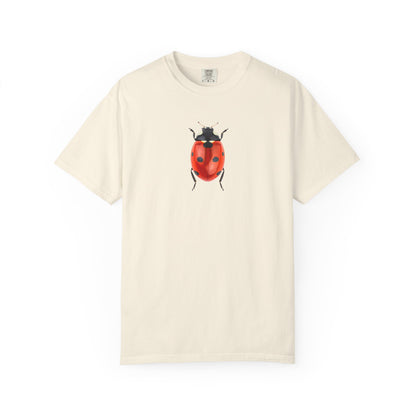 Ladybug With Top Hat T-Shirt — Whimsical Insect Graphic Tee