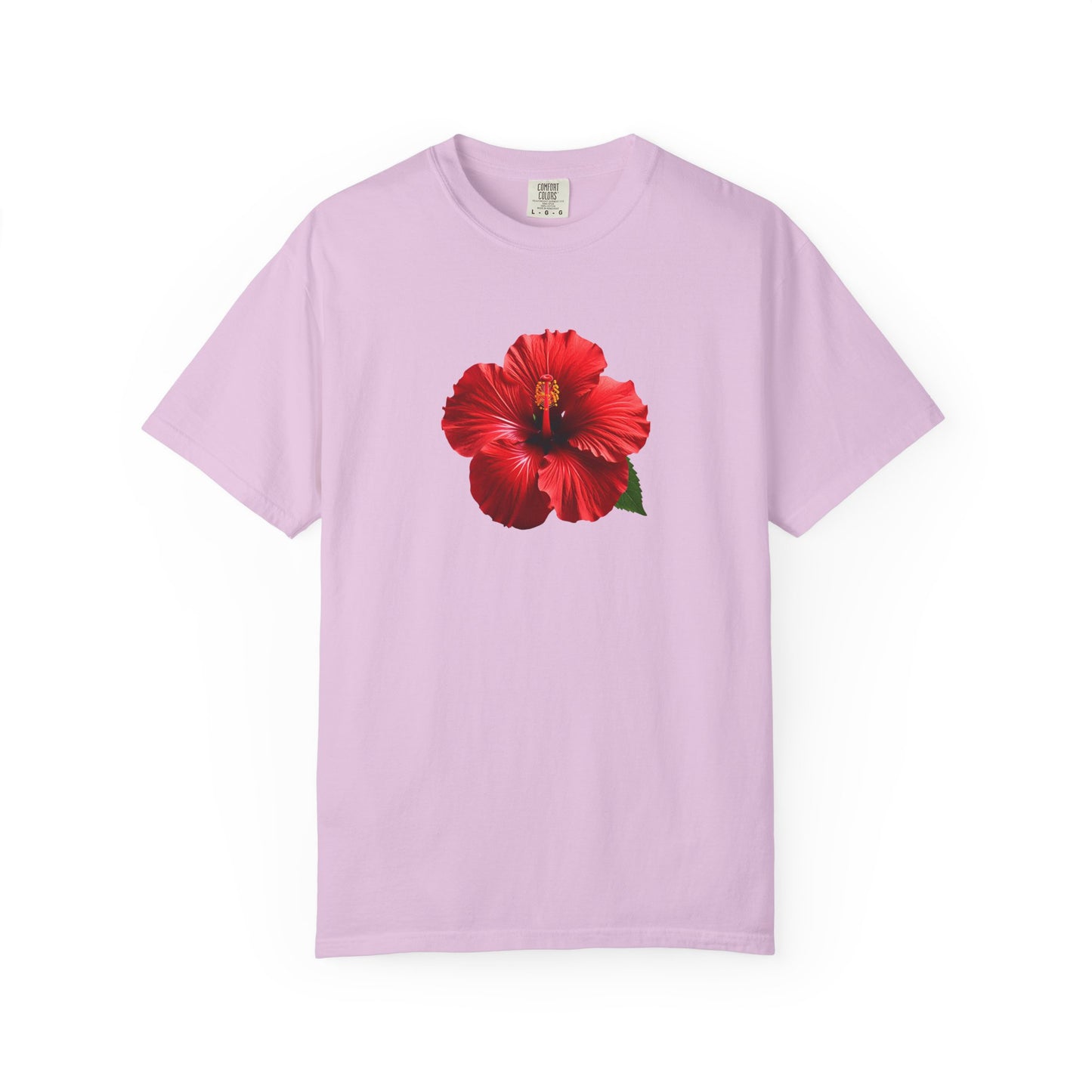 Hibiscus Bloom T-Shirt — Red Floral Graphic Tee